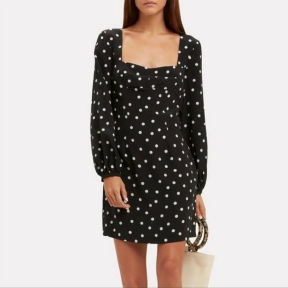 INTERMIX April Polka Dot Mini Dress